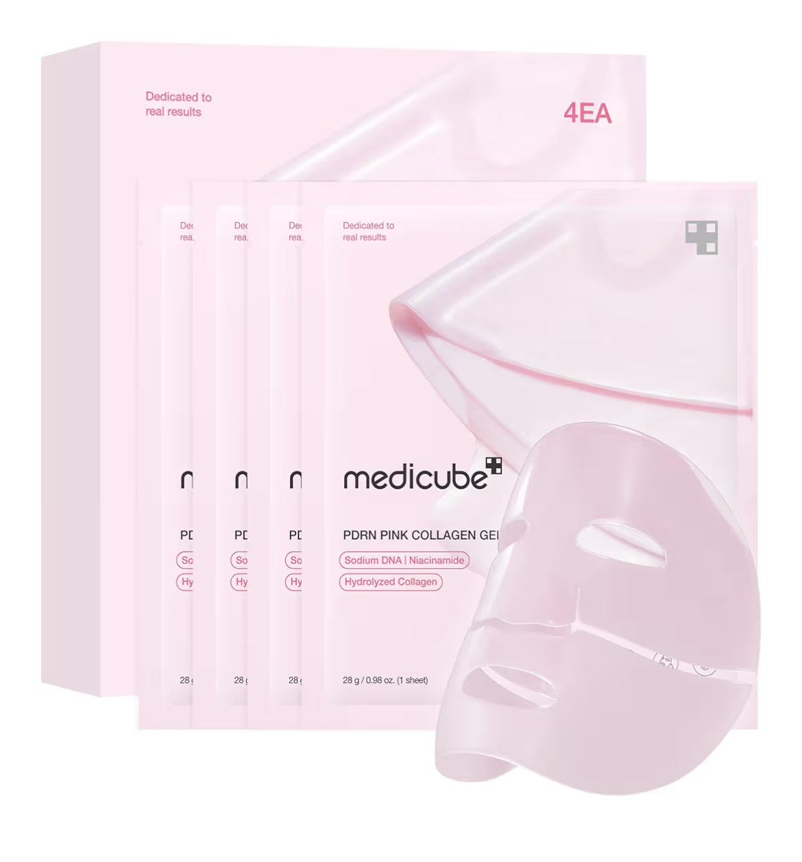 Medicube PDRN Pink Collagen Jelly Gel Mask 4pcs