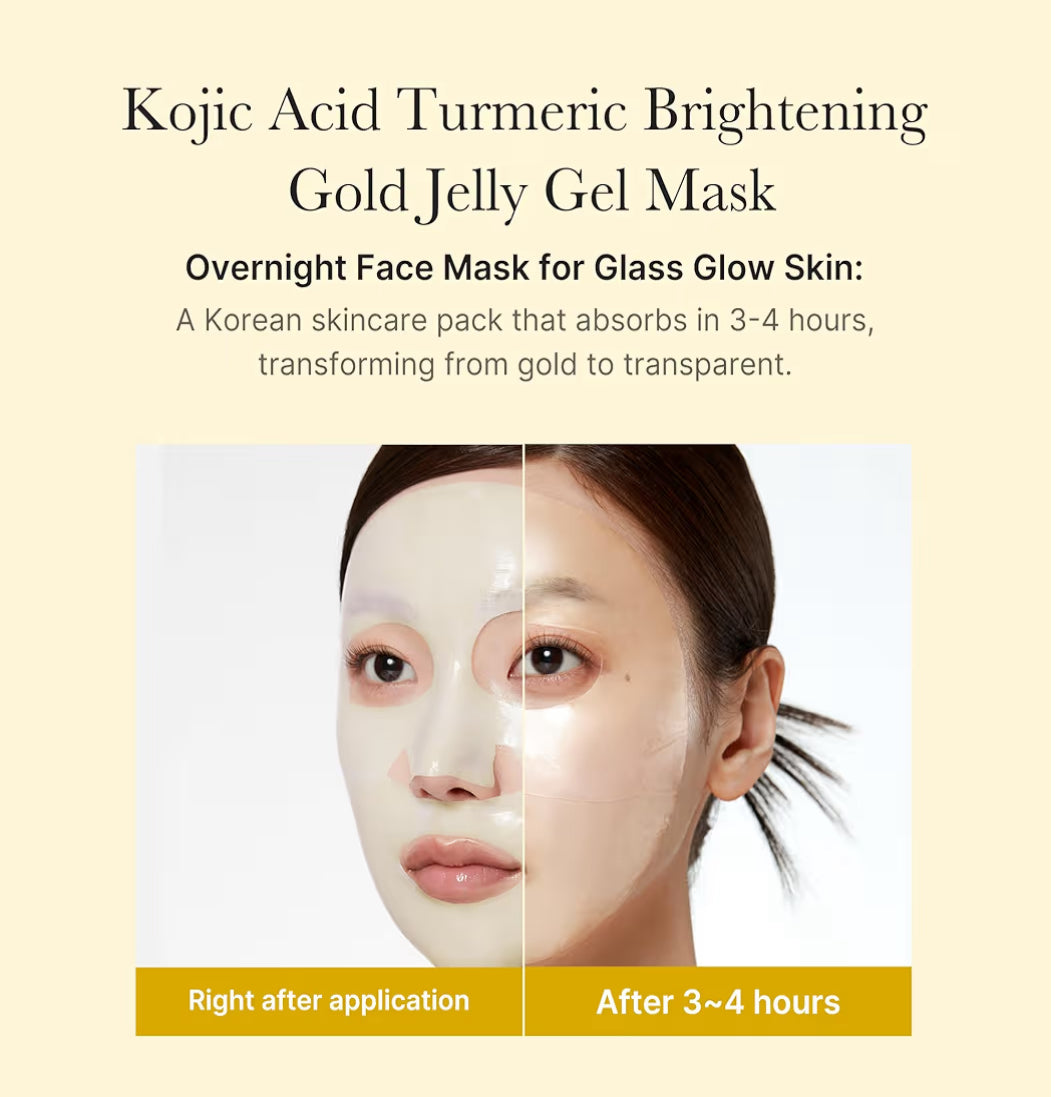 Medicube Kojic Acid Turmeric Gold Jelly Gel Mask