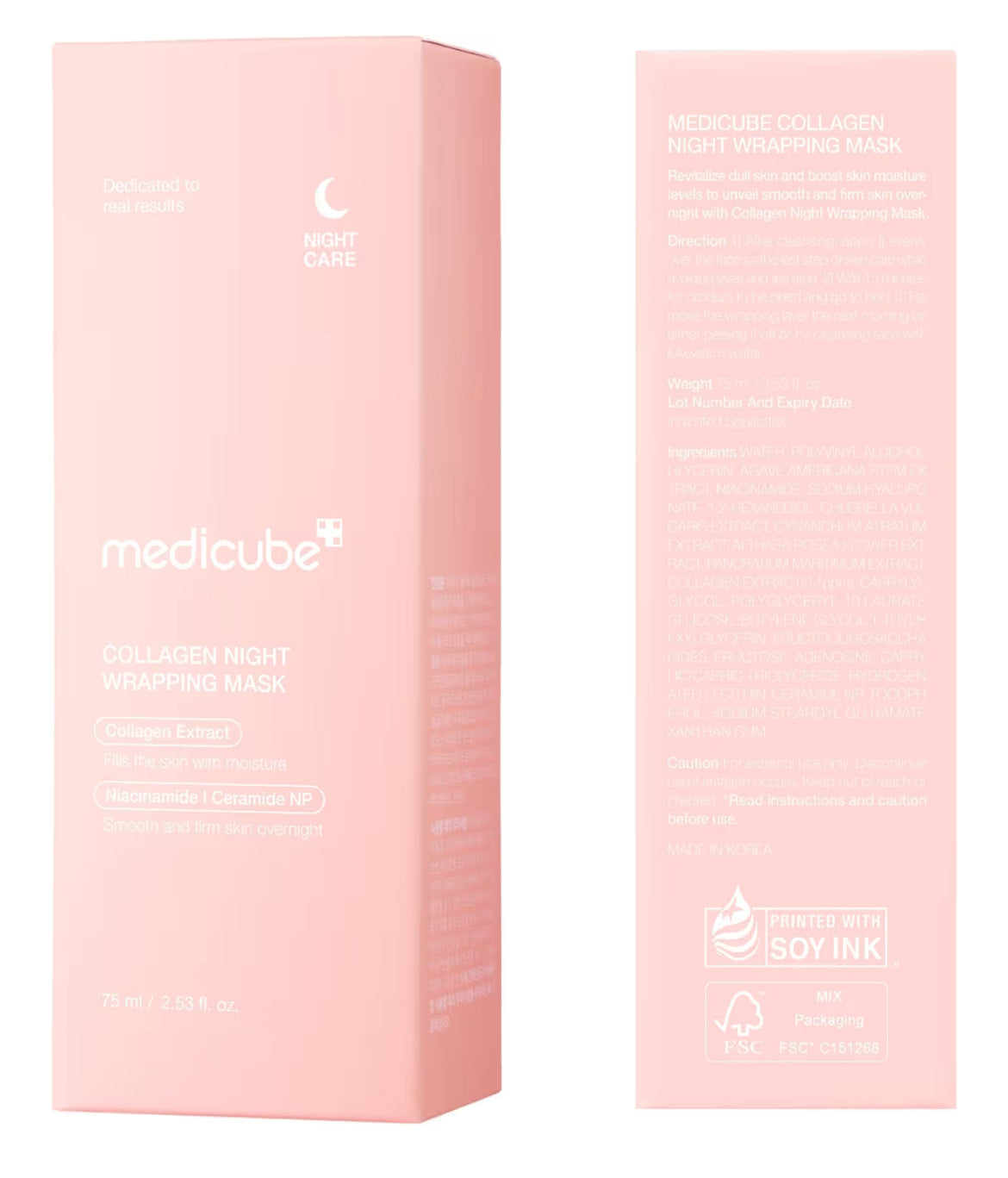 Medicube Collagen Night Wrapping Mask.