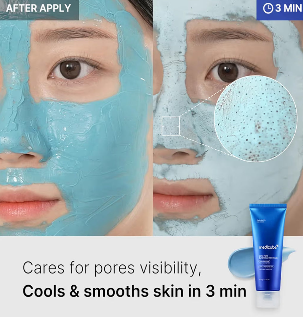 Medicube Zero Pore Blackhead Mud Facial Mask