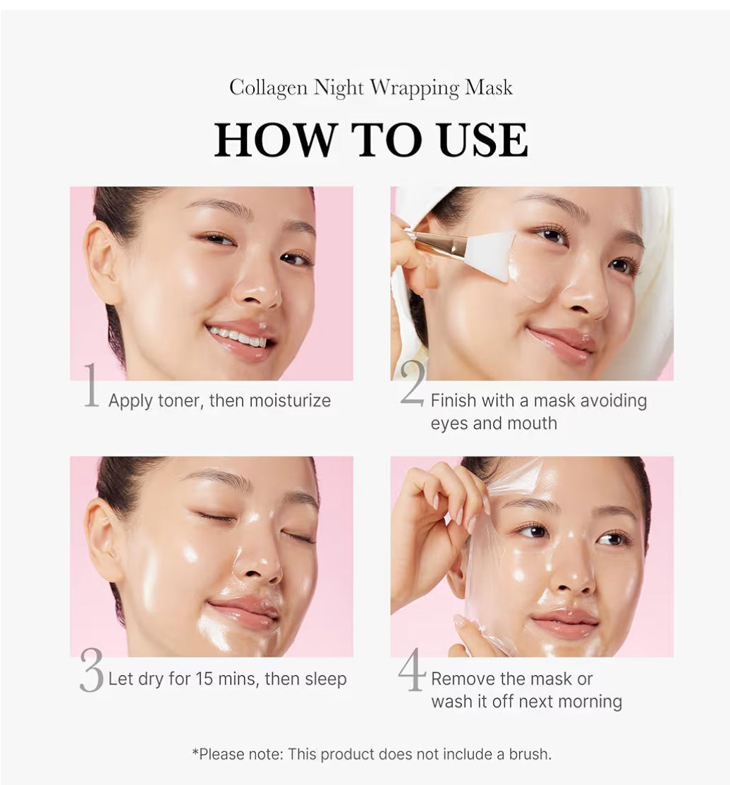 Medicube Collagen Night Wrapping Mask.