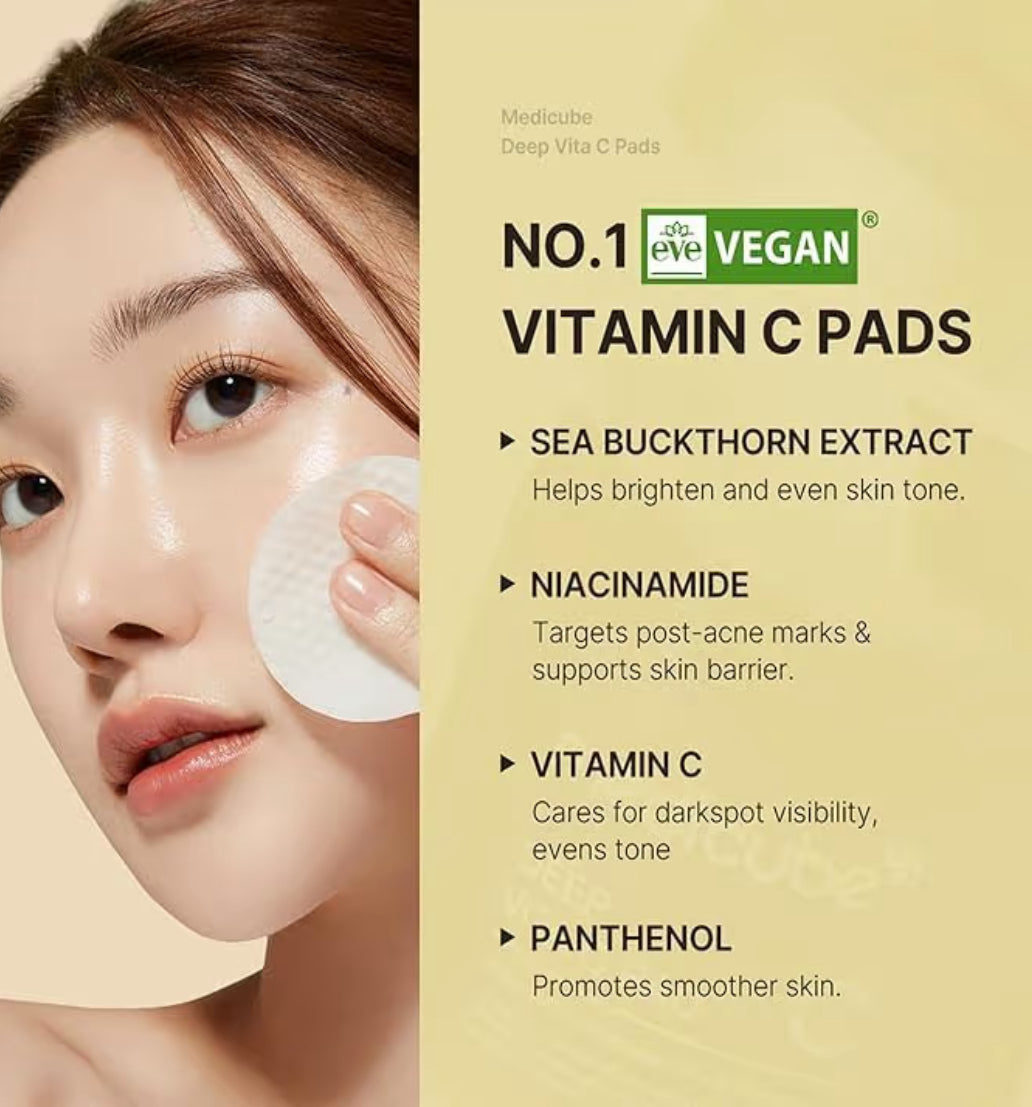 MEDICUBE Deep Vita C Pad – 70 Pads