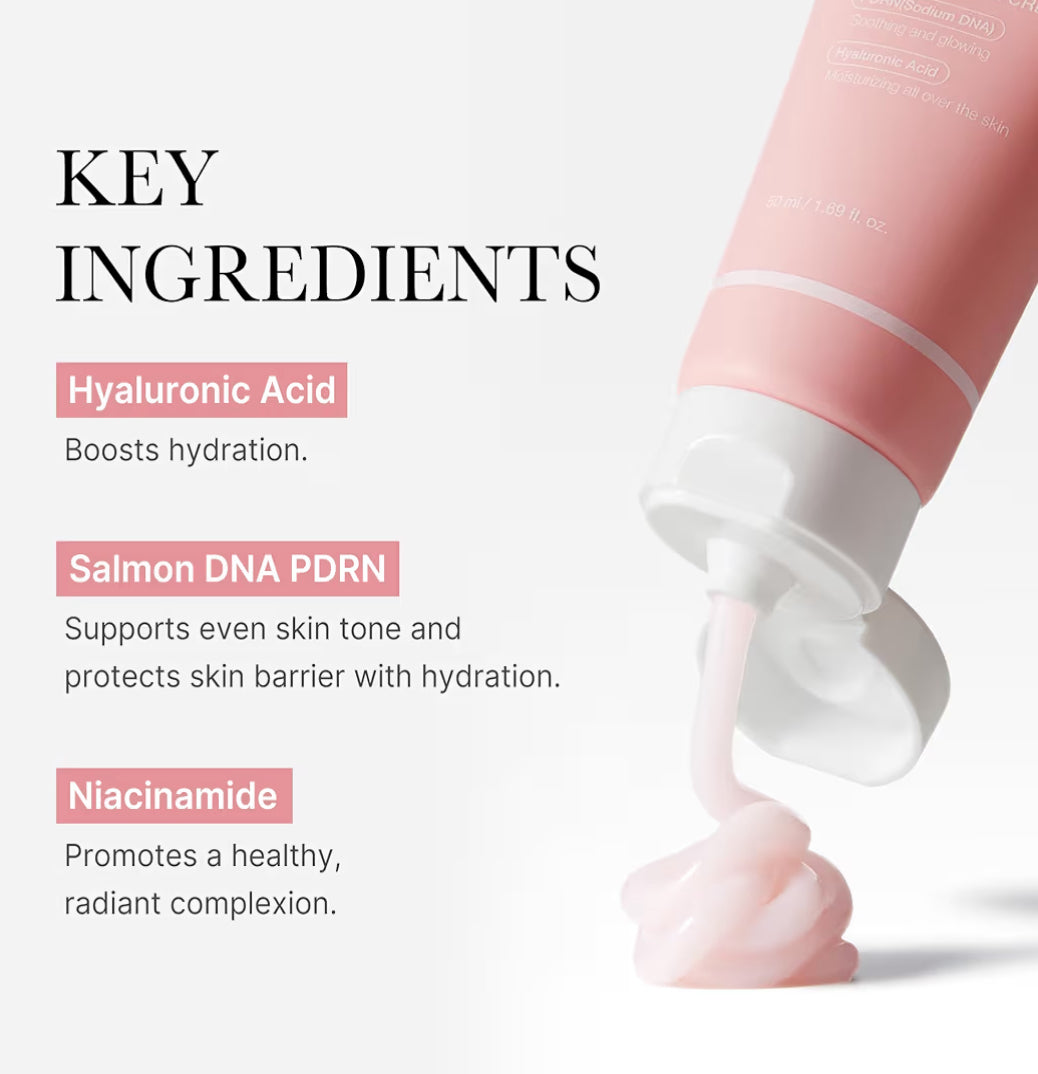 Medicube Salmon DNA PDRN Pink Hyaluronic Moisturizing Cream – 50 ml