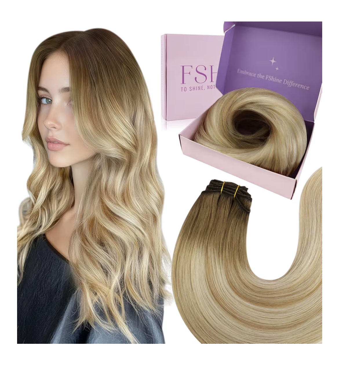 Weft Hair Extensions 100g 55cm