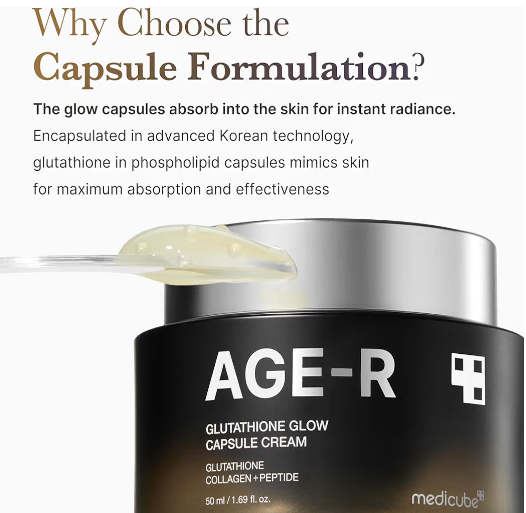 Medicube Age-R Glutathione Glow Capsule Cream – 50 ml