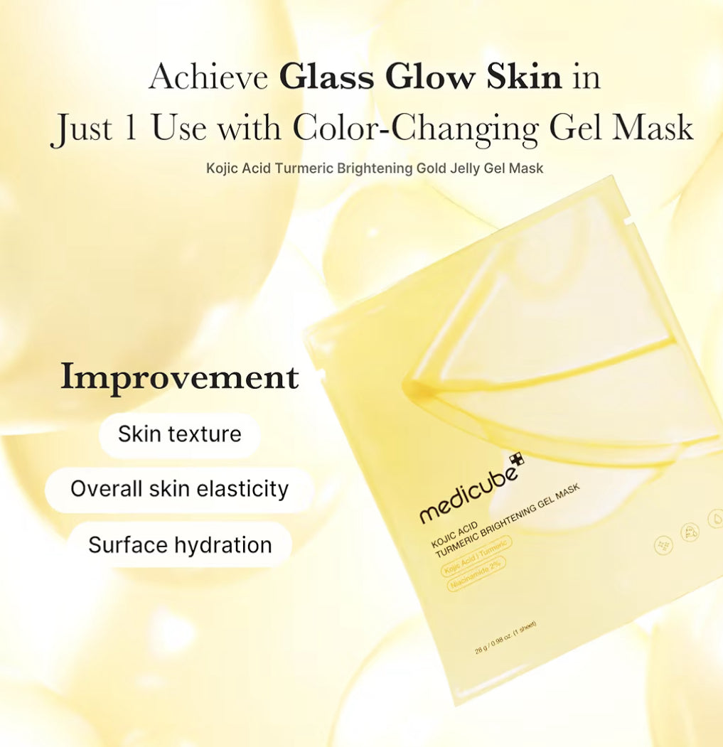 Medicube Kojic Acid Turmeric Gold Jelly Gel Mask