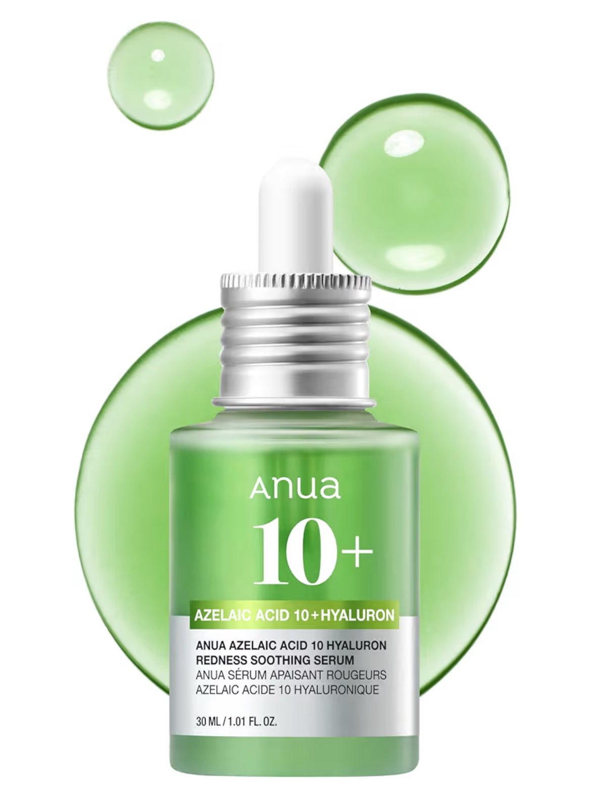 ANUA Azelaic Acid 10% Hyaluron Redness Soothing Serum (30 ml)