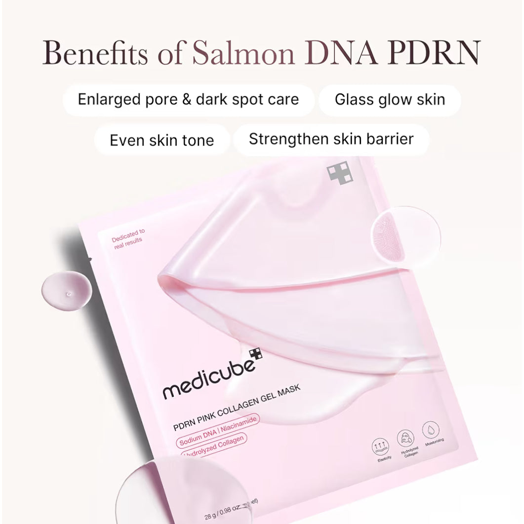 Medicube PDRN Pink Collagen Jelly Gel Mask 4pcs