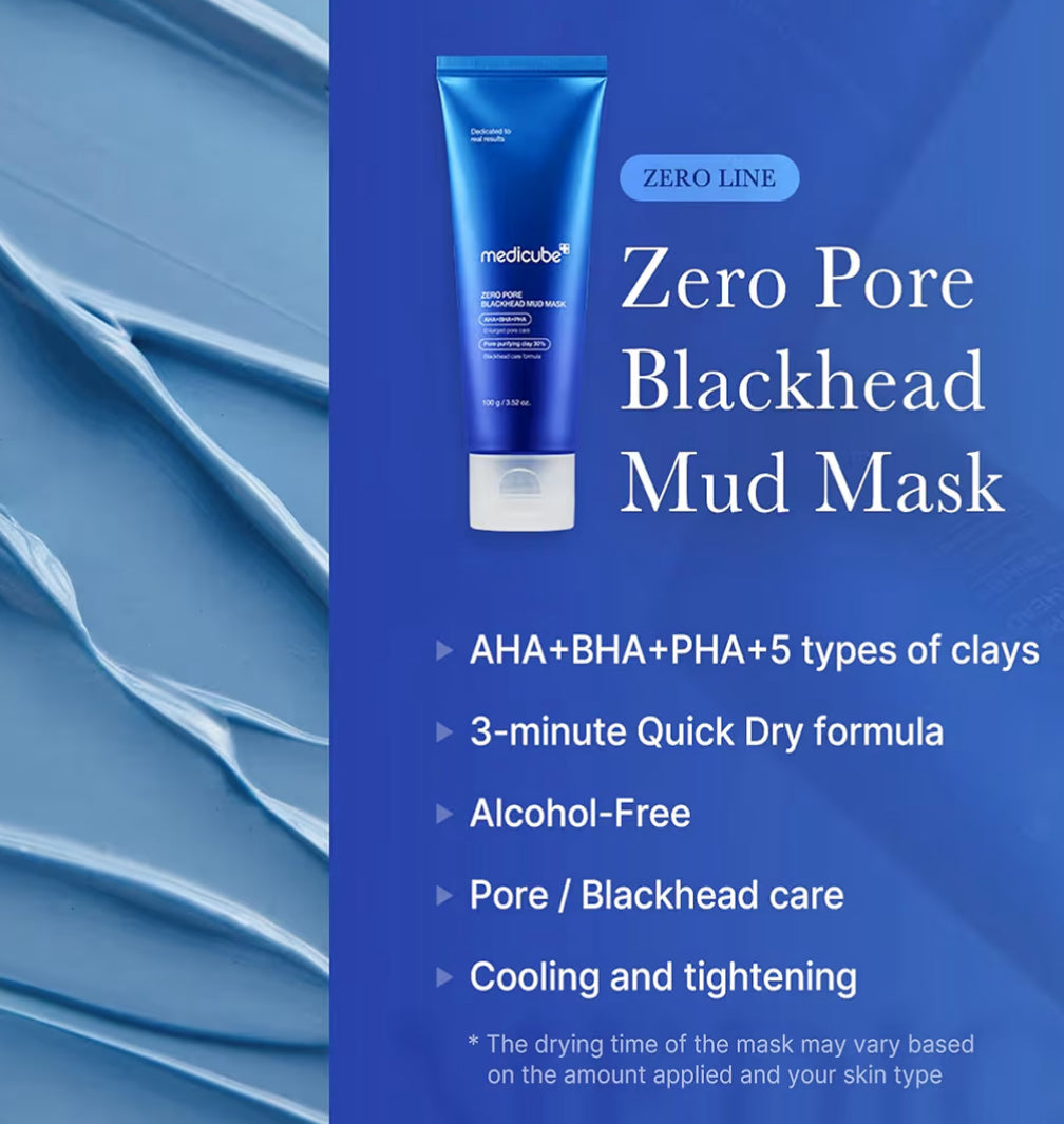 Medicube Zero Pore Blackhead Mud Facial Mask