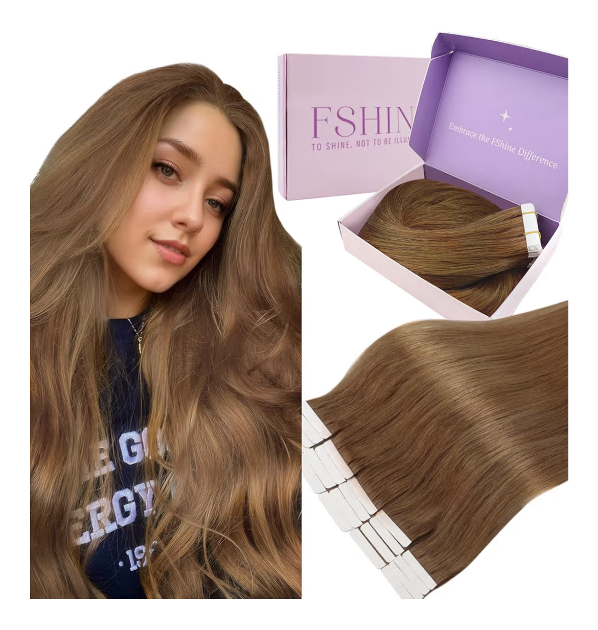 Tape In Hair Extensions 50g 50cm