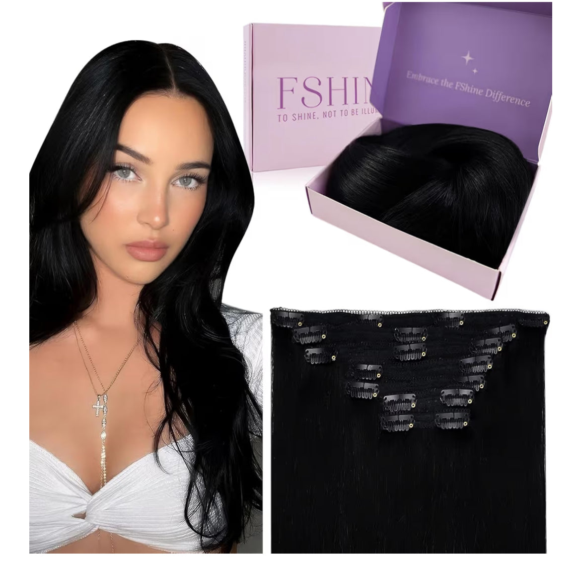 Clip In Hair Extensiones 150g 60cm